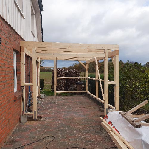 Carport Bau Lübeck - individuelle Carports aus Holz